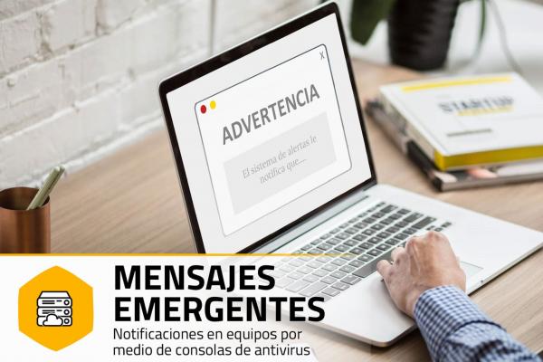Imagen del servicio Mensajes Emergentes