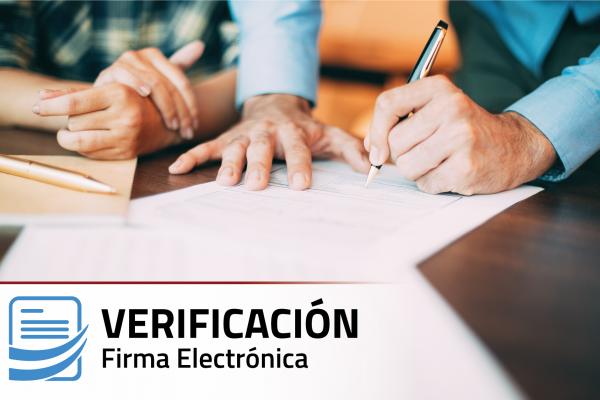 Imagen del servicio Verificación de Firma electrónica